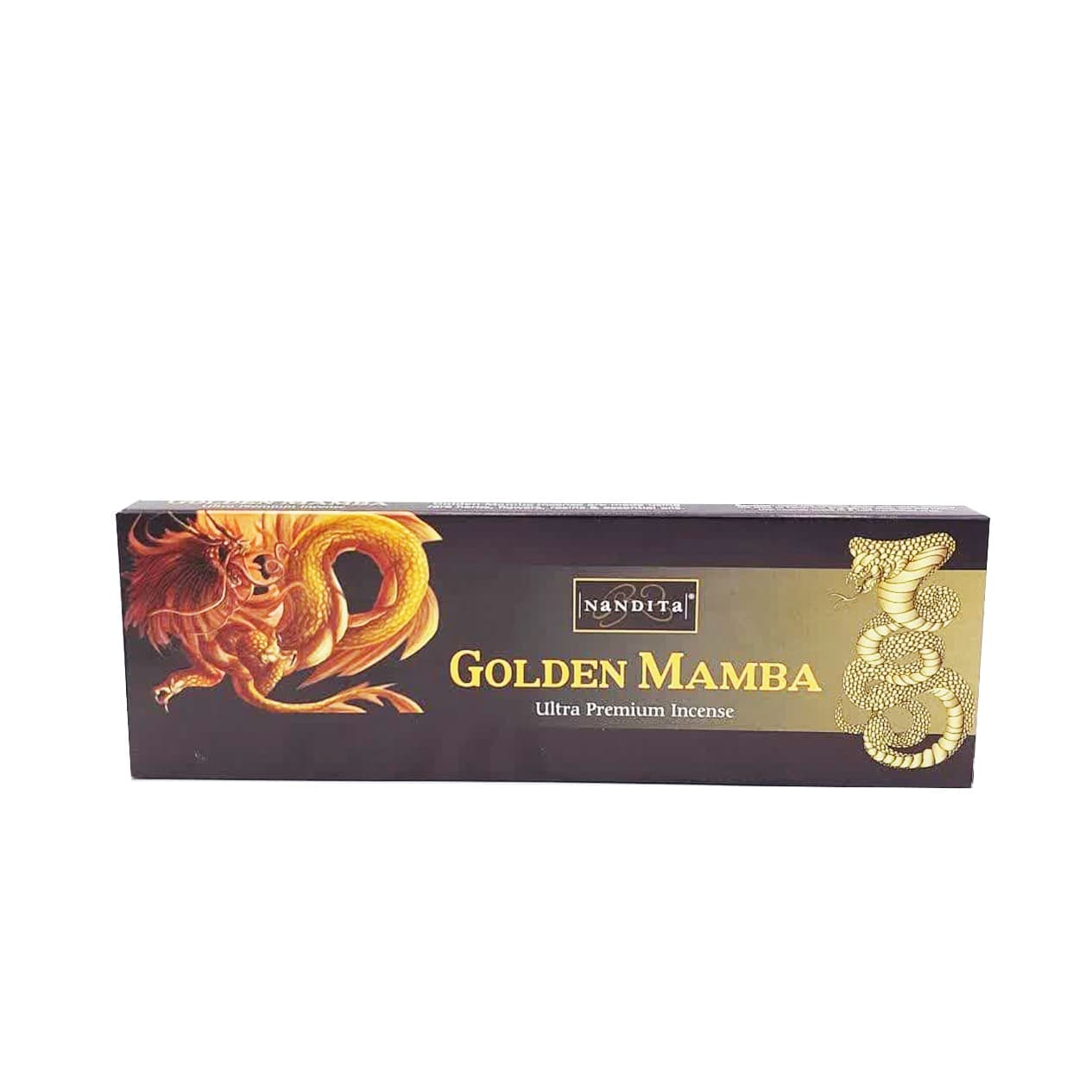 عود دست ساز رایحه گلدن مامبا طلایی GOLDEN MAMBA برند ناندیتا NANDITA