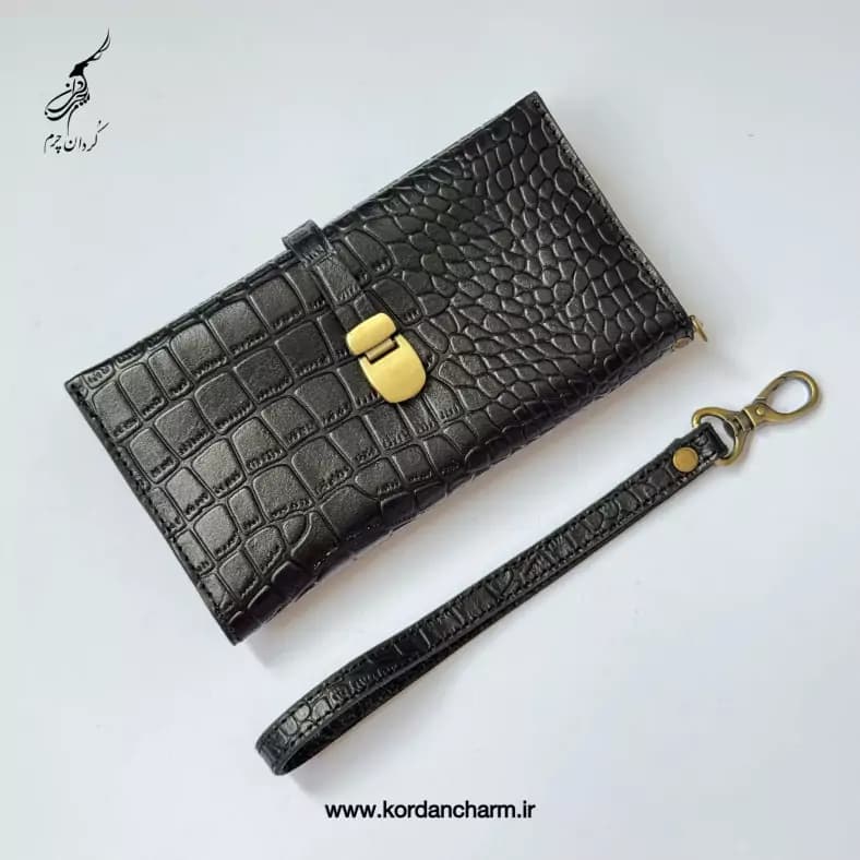 کیف پول چرم مدل الوند طرح پریما — تصویر ۳