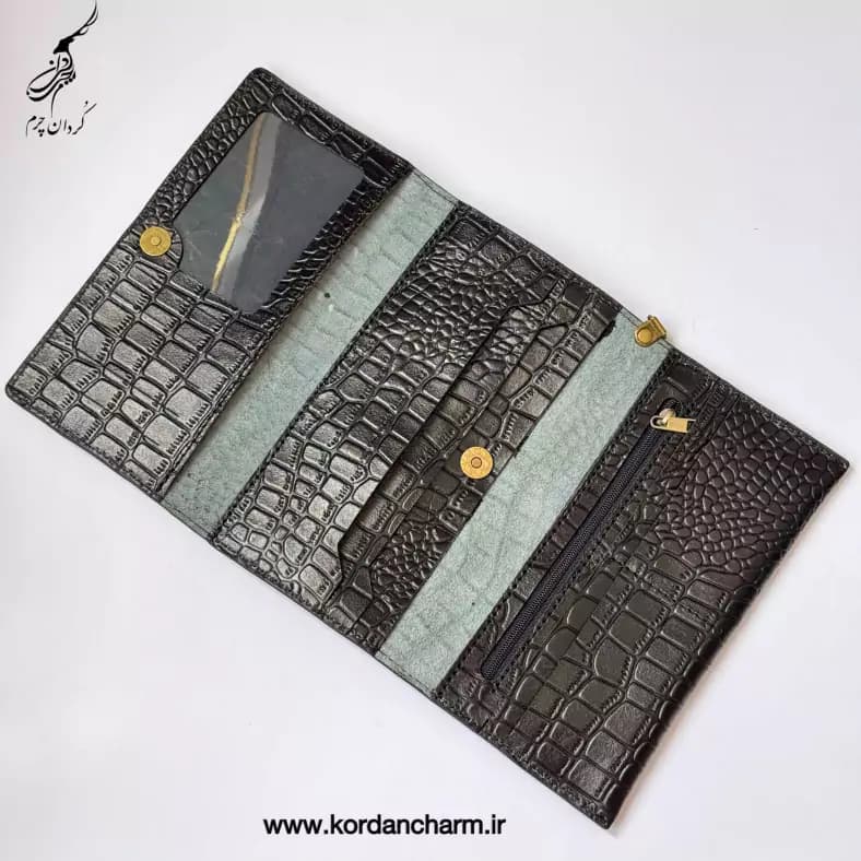کیف پول چرم مدل الوند طرح پریما