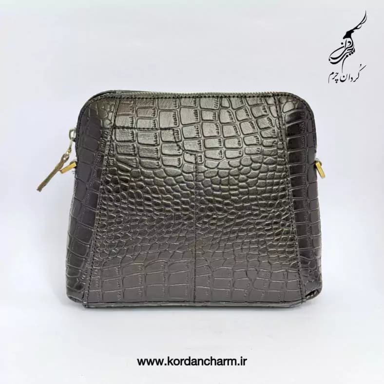 کیف دوشی چرم مدل النا طرح پریما — تصویر ۲