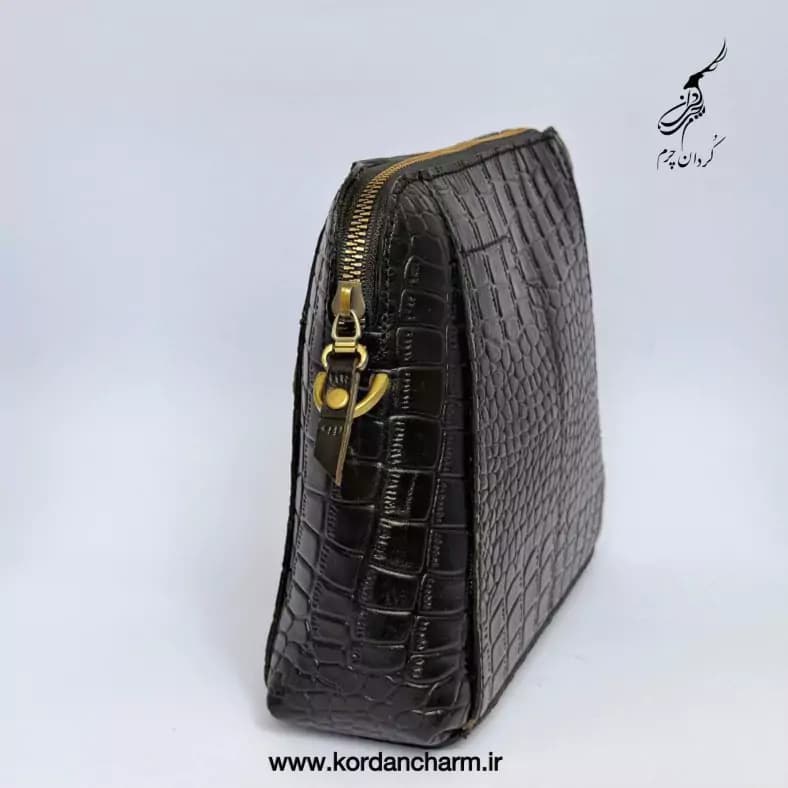 کیف دوشی چرم مدل النا طرح پریما — تصویر ۹