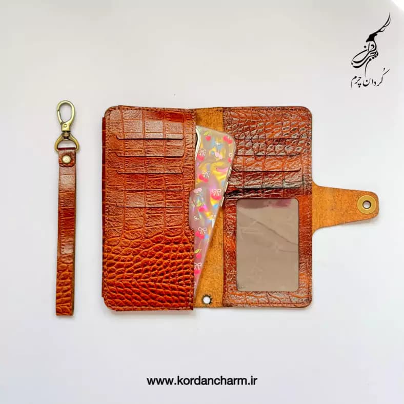 کیف پول چرم کیهان طرح پریما — تصویر ۴