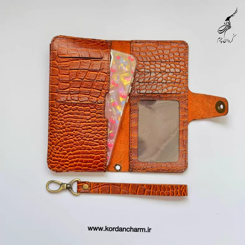 کیف پول چرم کیهان طرح پریما — تصویر ۲