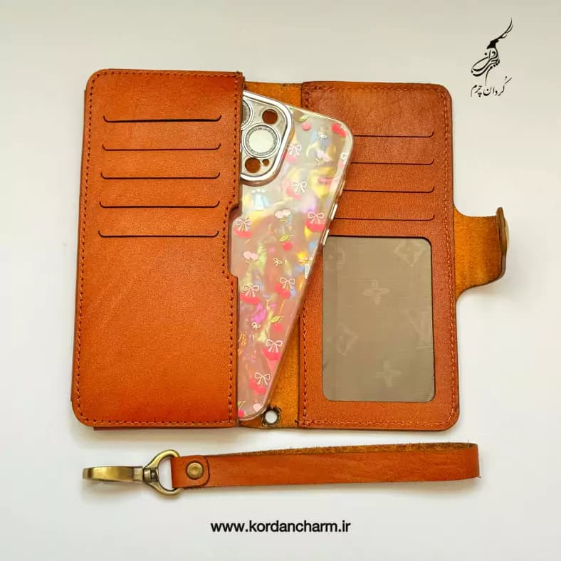 کیف پول چرم کیهان طرح ساده — تصویر ۵