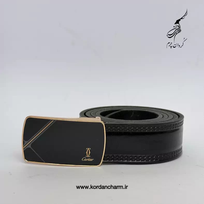 کمربند چرم گاومیش دوخت دار — تصویر ۲
