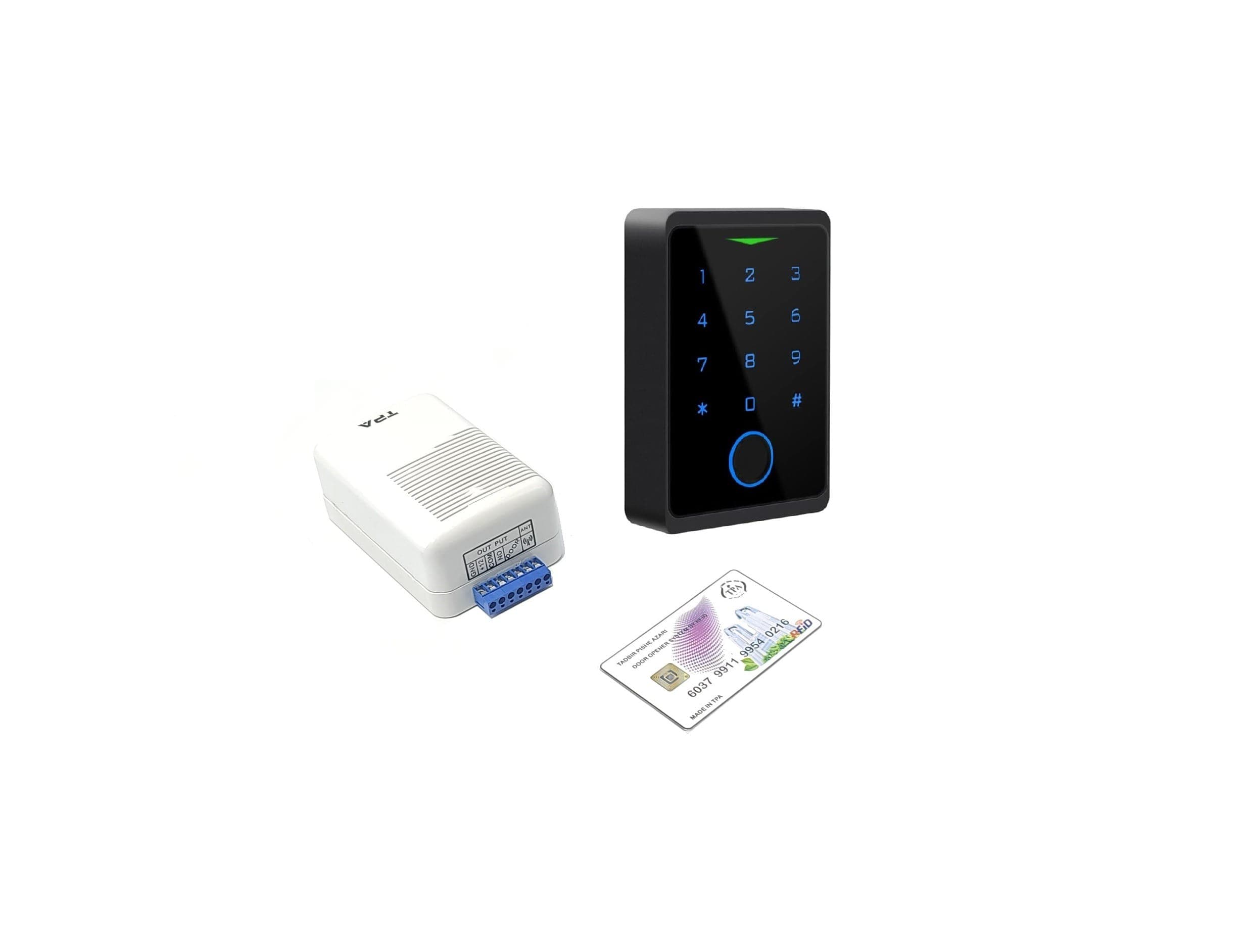 دربازکن اثرانگشتی-کارتی-رمزی-ریموتی وموبایل 220 ولت لمسی G6 ( مدیریت کاربران با موبایل ) — تصویر ۷