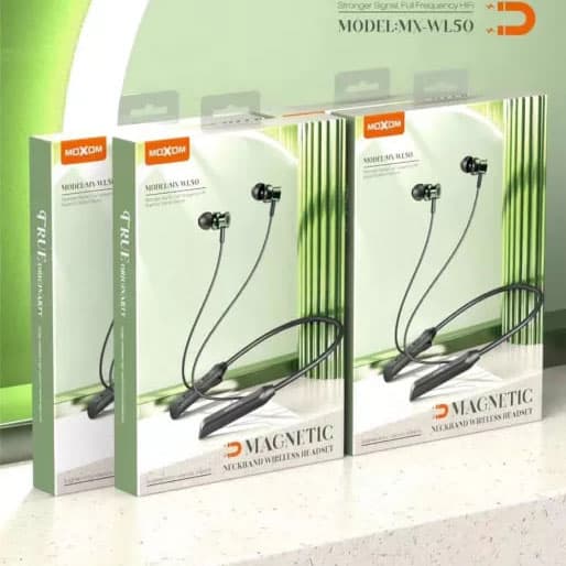 هندزفری گردنی اورجینال ماکسوم مدل WL50 (تکی و عمده) — تصویر ۵