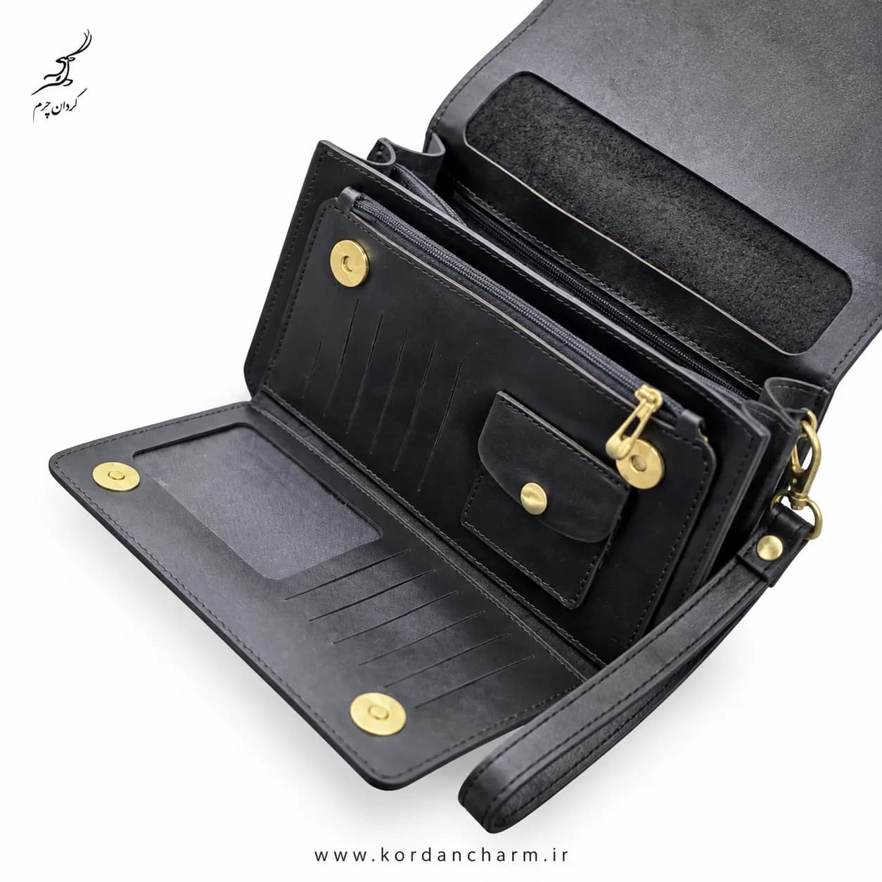 کیف دستی مردانه مدل داریوش طرح ساده — تصویر ۷