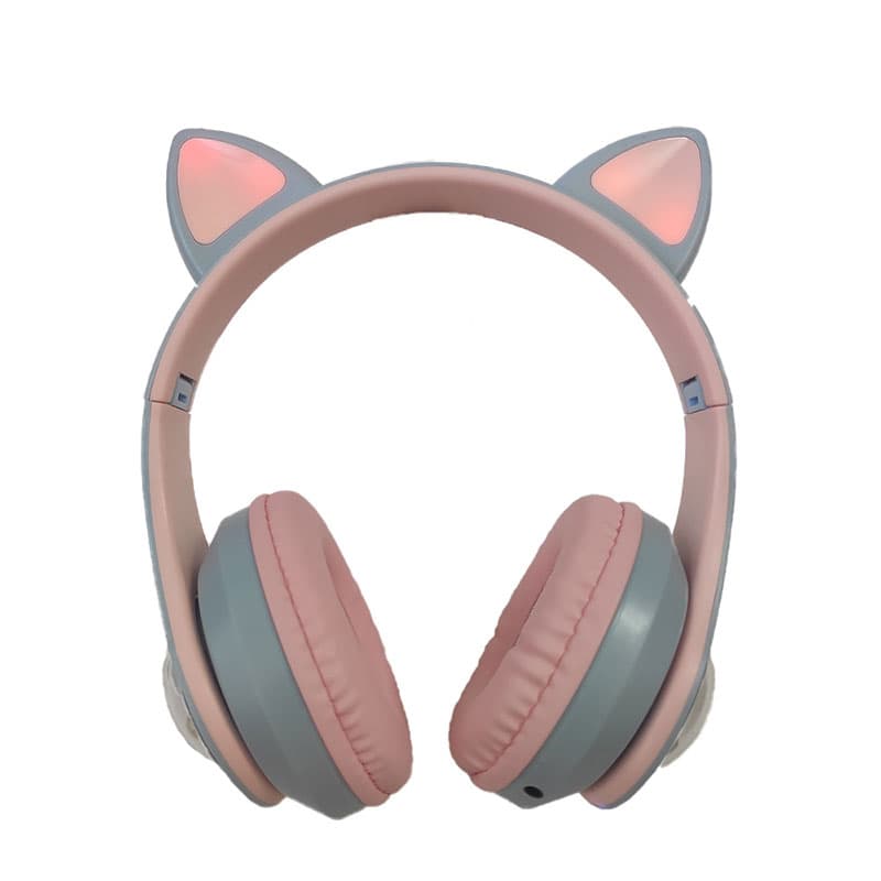 هدفون بی سیم گربه ای چراغ دار CAT Ear KT-M22