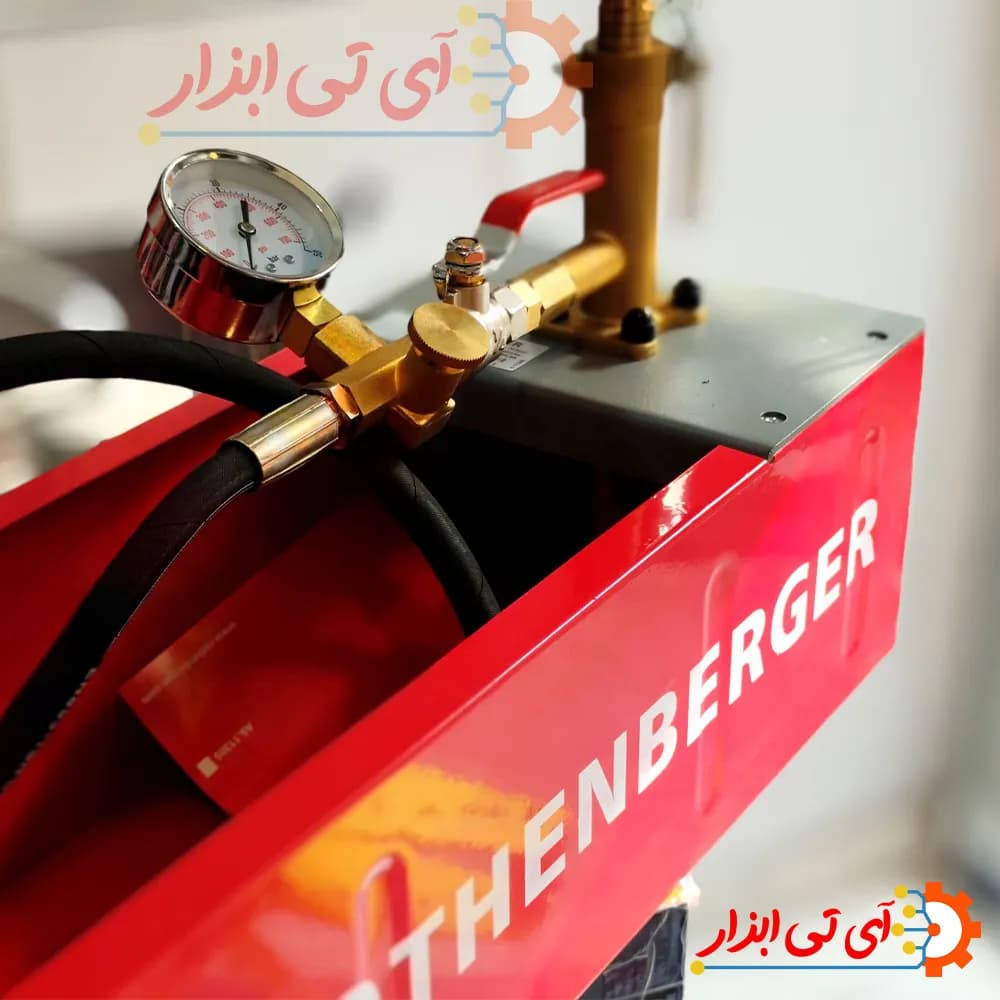 تست پمپ هیدرواستاتیک 50 بار روتنبرگر آلمان مدل RP 50 Eco — تصویر ۳