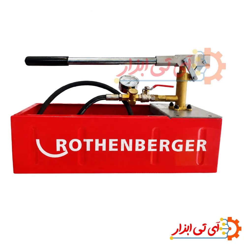 تست پمپ هیدرواستاتیک 50 بار روتنبرگر آلمان مدل RP 50 Eco