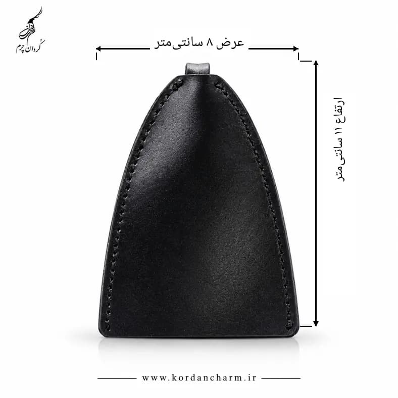 دسته کلید چرم ساده مدل آویز — تصویر ۳