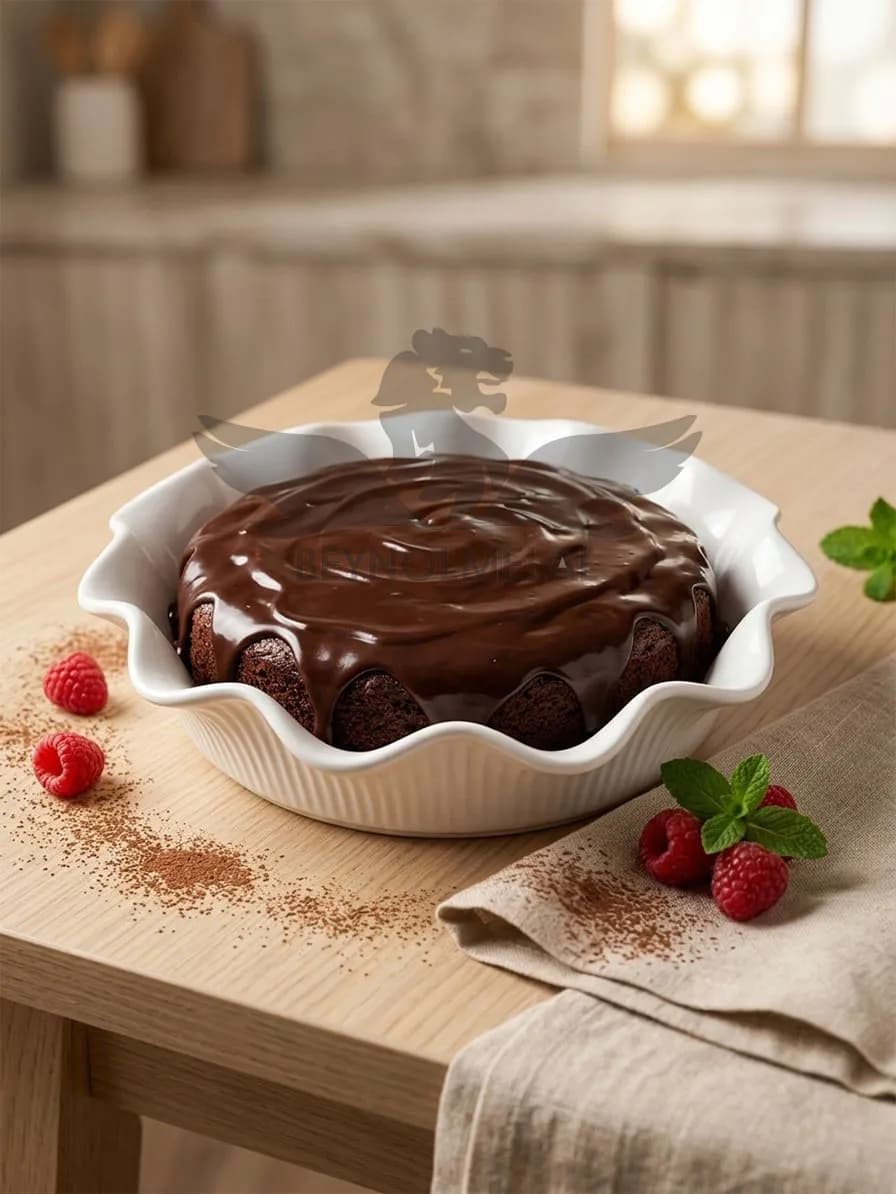 تابه سرامیکی لب چین گرد