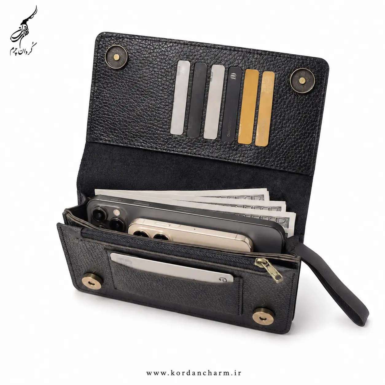 کیف دستی چرم فلوتر مدل آوید