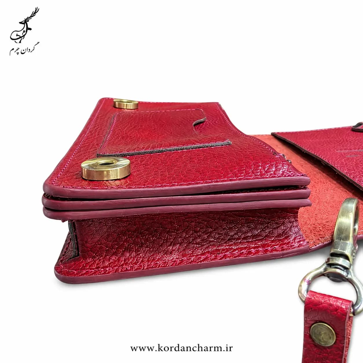 کیف دستی چرم فلوتر مدل آوید — تصویر ۷