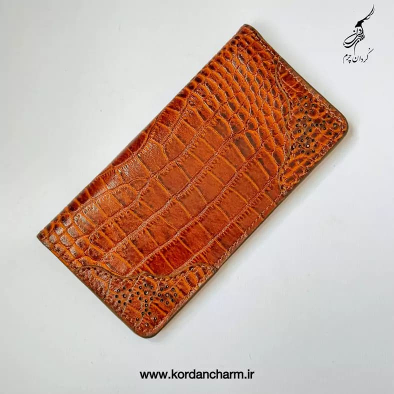 کیف پول زنانه چرم مدل مروارید طرح پریما — تصویر ۷