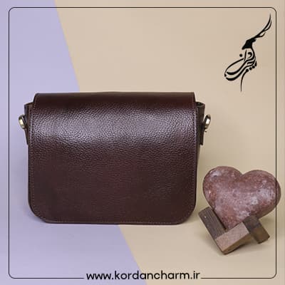 کیف دوشی زنانه چرم فلوتر مدل ماهوان