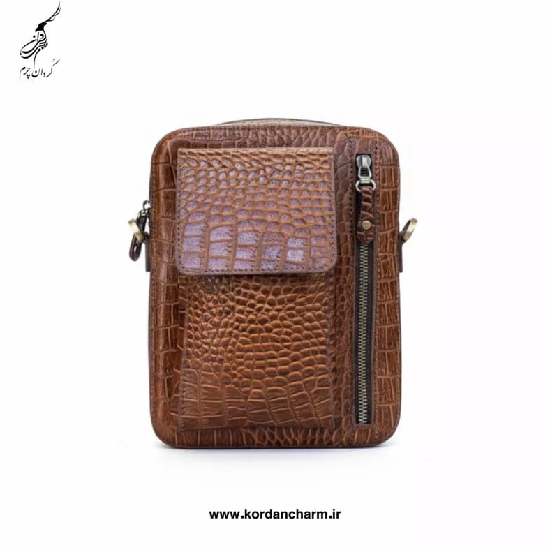 کیف دوشی اسپرت چرم مدل دیلان پریما — تصویر ۲