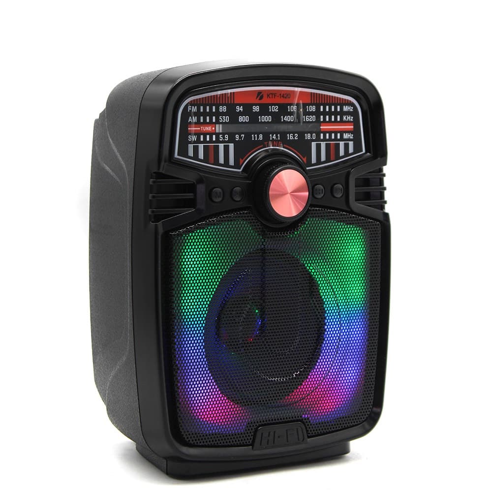 اسپیکر رادیویی قابل حمل مدل KTF-1420 (تکی و عمده) — تصویر ۷