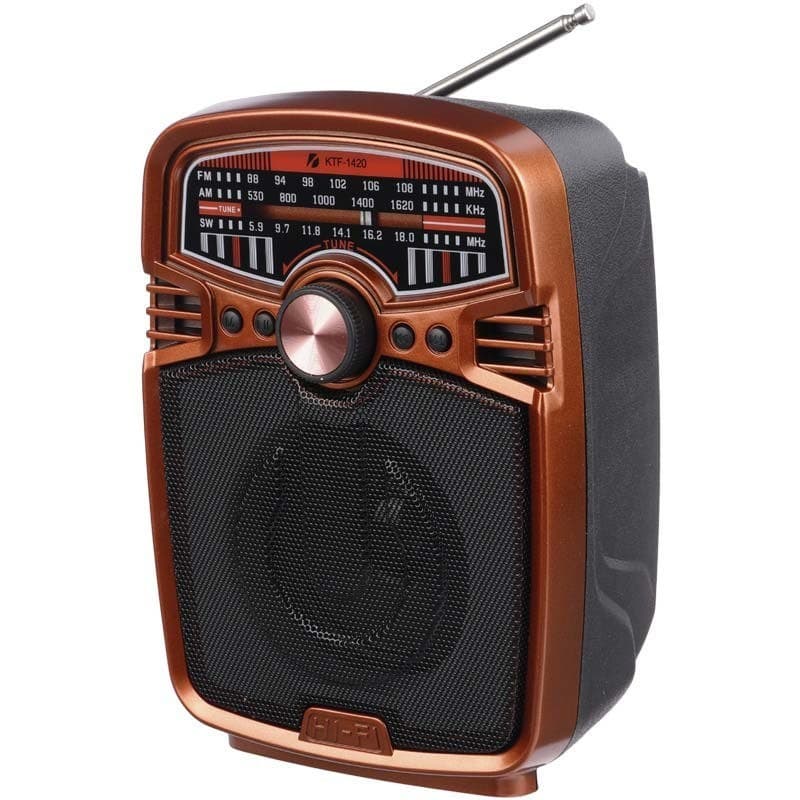 اسپیکر رادیویی قابل حمل مدل KTF-1420 (تکی و عمده)