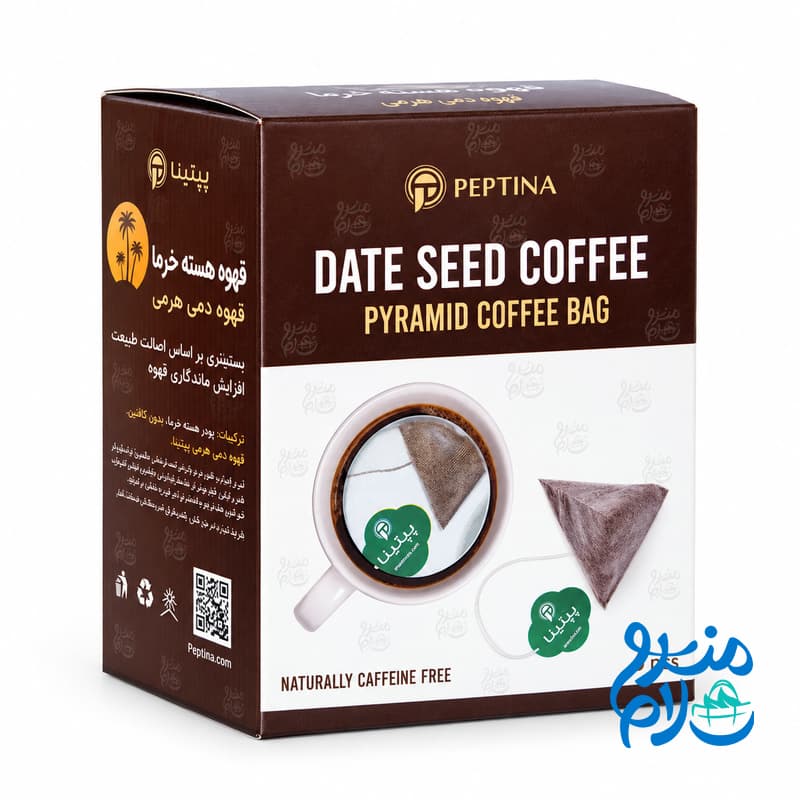 قهوه هسته خرما بسته ۶ عددی — تصویر ۲