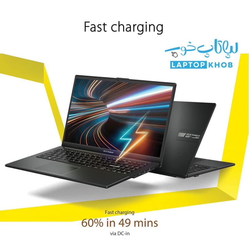 لپ تاپ ایسوس 15.6 اینچی مدل Vivobook Go 15 E1504FA-B R5 7520U 8GB 512GB SSD AMD Radeon — تصویر ۴