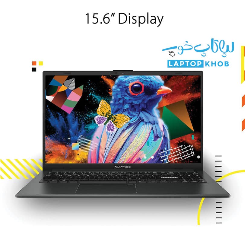 لپ تاپ ایسوس 15.6 اینچی مدل Vivobook Go 15 E1504FA-B R5 7520U 8GB 512GB SSD AMD Radeon — تصویر ۹