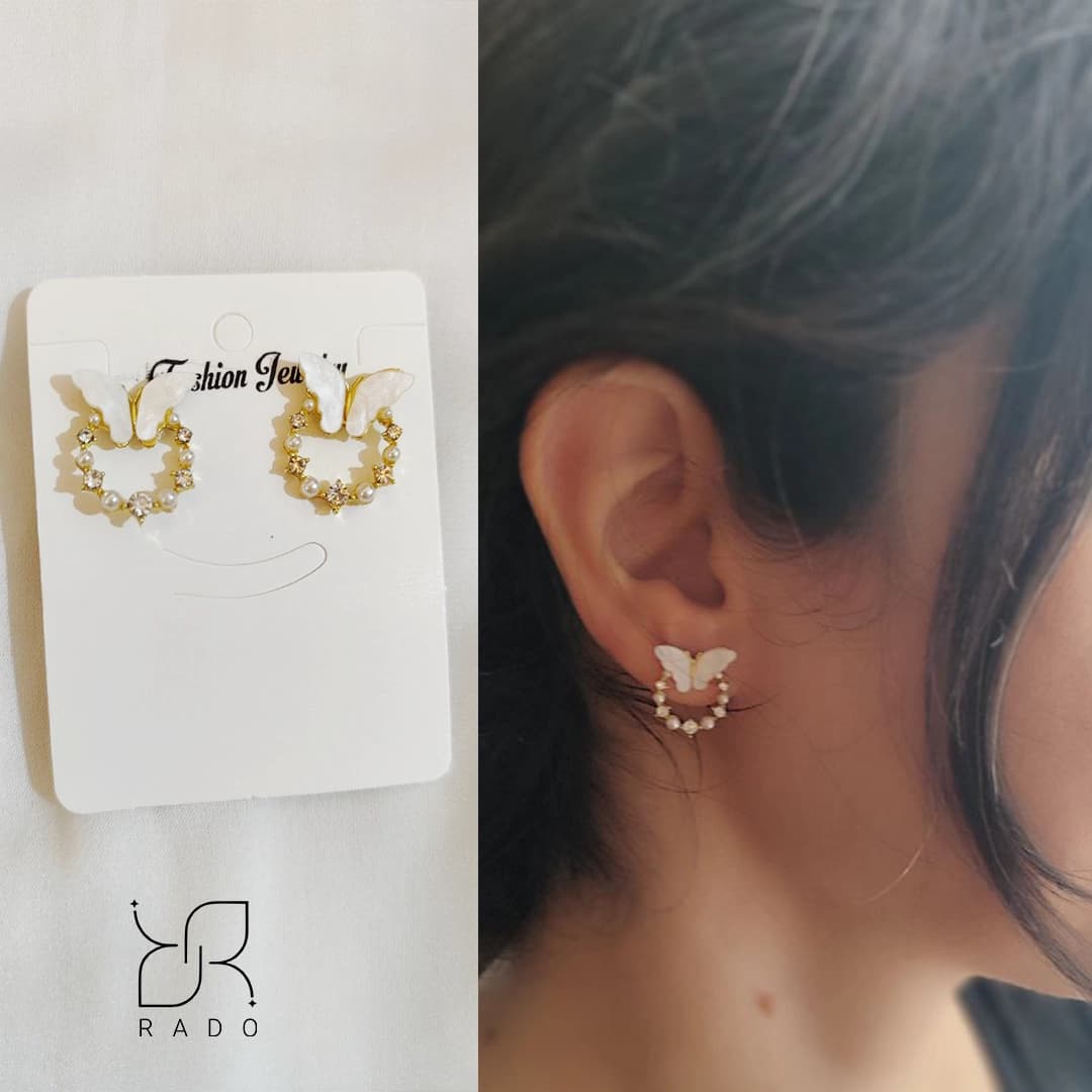 گوشواره پروانه ای — تصویر ۳
