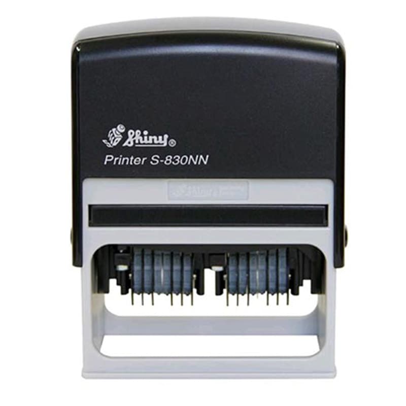مهر دو شماره دار شاینی مدل Shiny S-830NN | چاپیانو