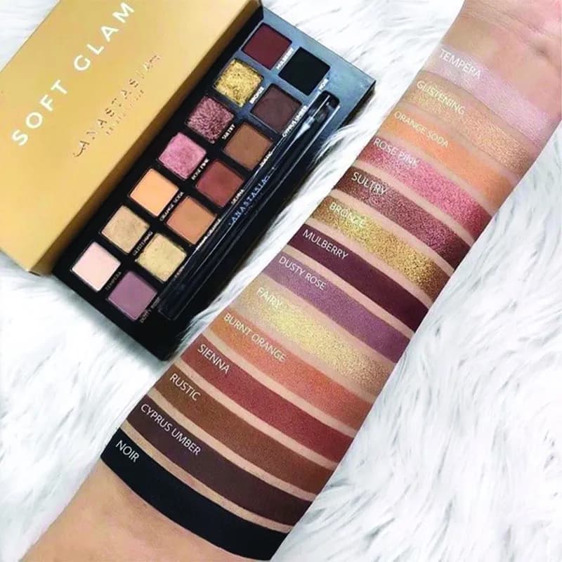 پالت سایه چشم آناستازیا سافت گلم مدل Anastasia soft glam ( اورجینال) — تصویر ۳