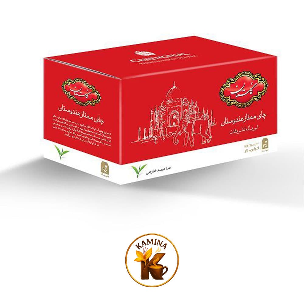 چای تی بگ خارجه قرمز 25 عددی گلستان