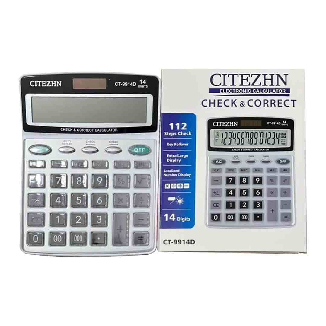 ماشین حساب سیتیزن مدل CT-9914D(تکی و عمده)
