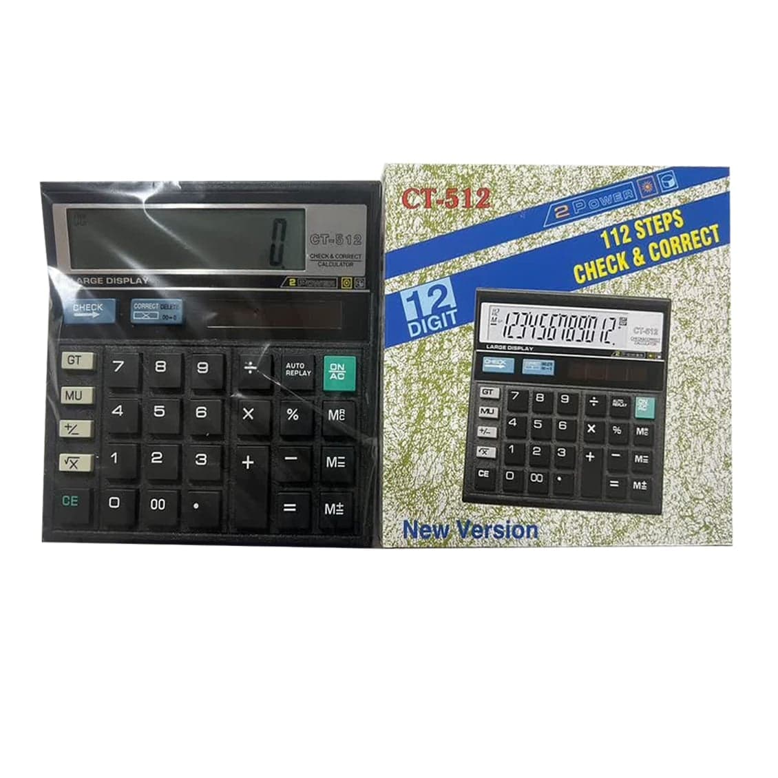 ماشین حساب مدل CT-512 (سایز 13 *13)(تکی و عمده)