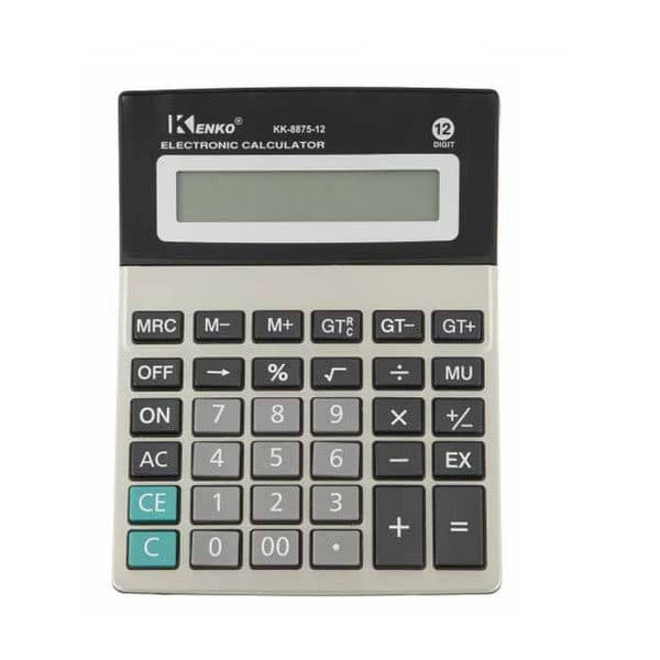 ماشین حساب کنکو مدل KK-8875-12 (تکی و عمده) — تصویر ۴