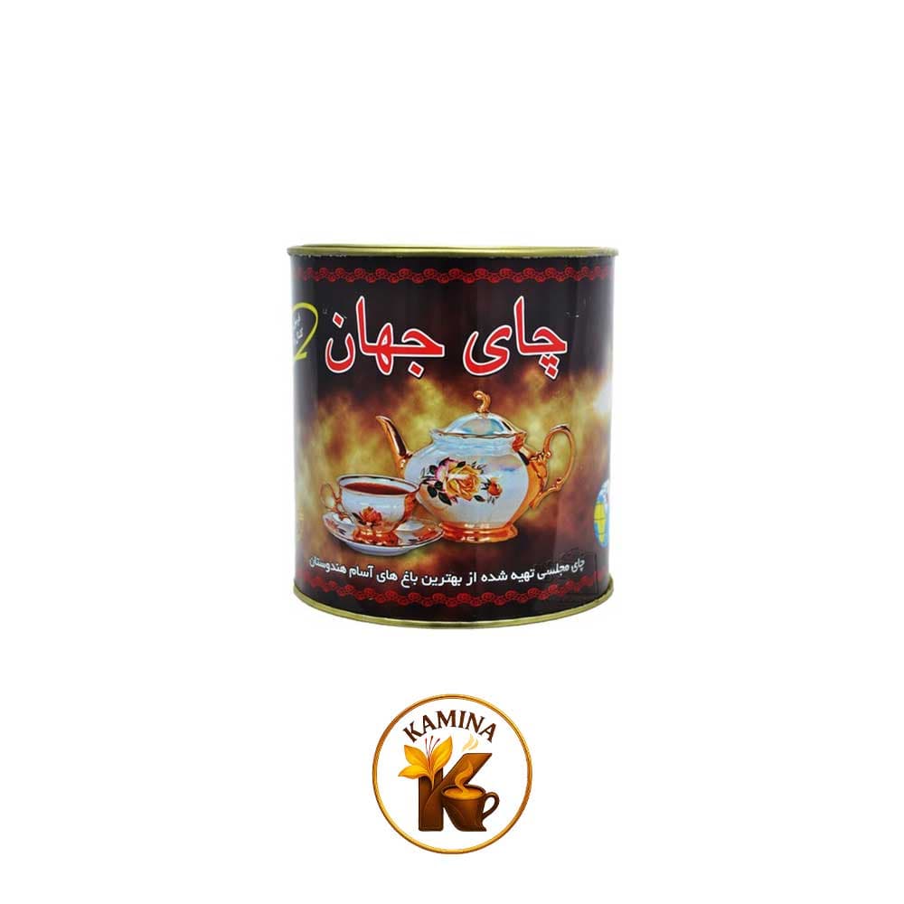 چای قوطی فلزی جهان حجم 450گرم