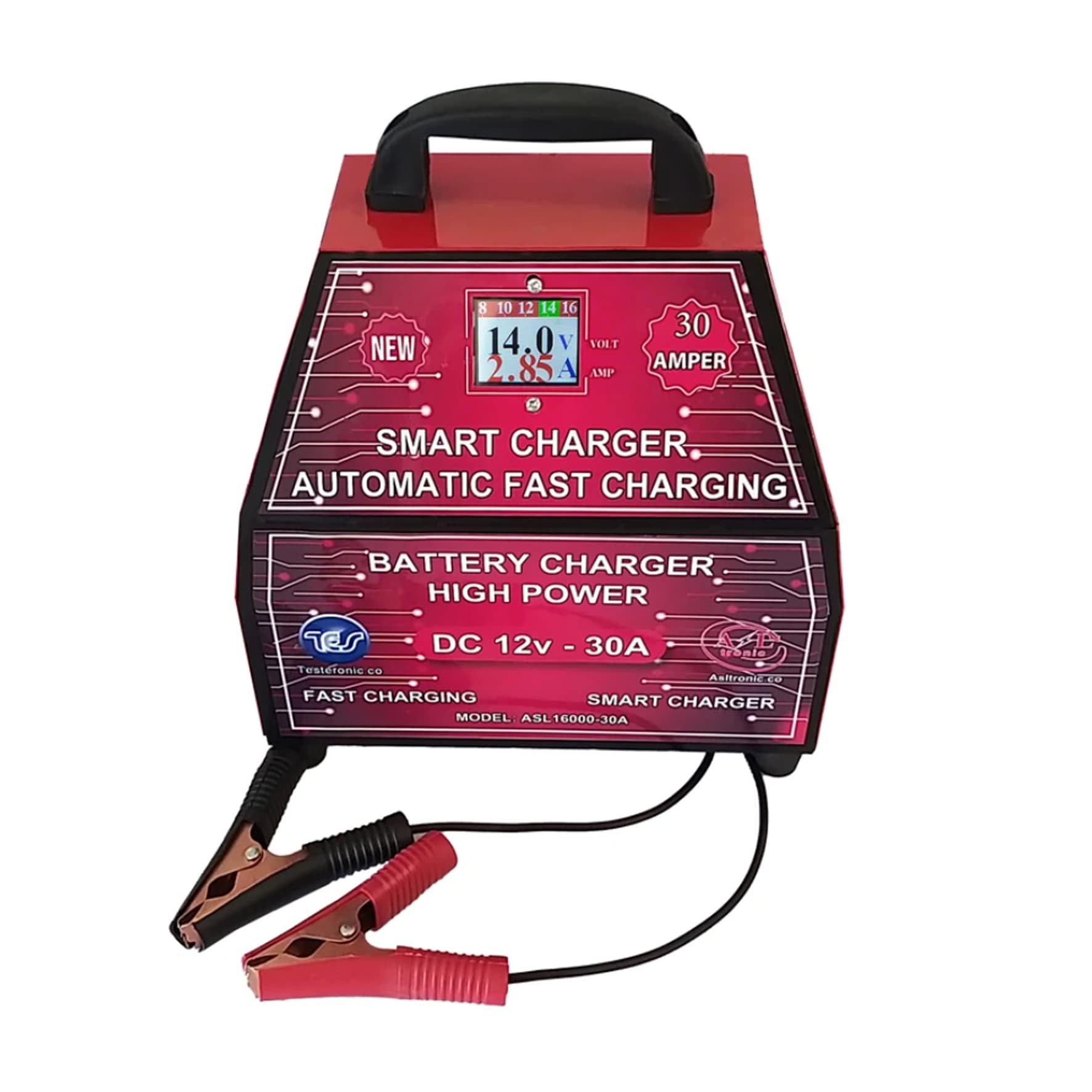 شارژر اتوماتیک باتری خودرو مدل تسترونیک ASL-16000-30A