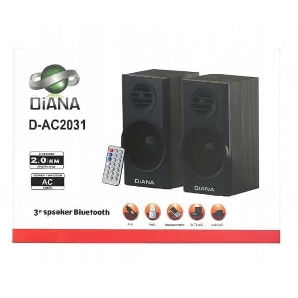 اسپیکر سیمی دسکتاپ دیانا مدل DIANA D-AC2031 — تصویر ۶