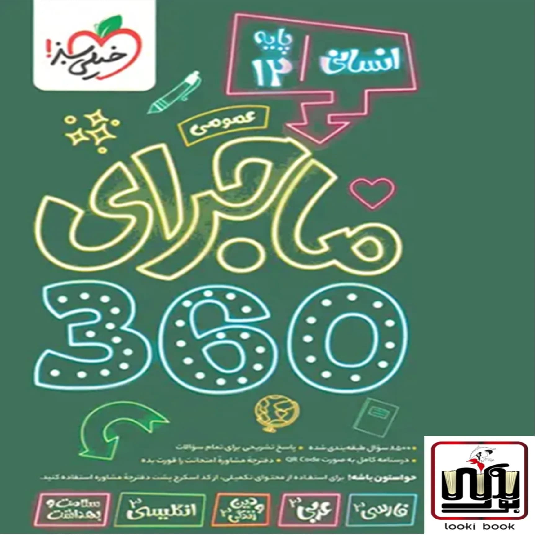 بسته ماجرای 360 دروس عمومی دوازدهم انسانی خیلی سبز — تصویر ۲
