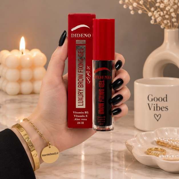 ​ژل لیفت و فیکس کننده ابرو رنگی دیدنو مدل Luxury Brow Fixing Gel (رنگ مشکی)ماندگاری24 ساعته