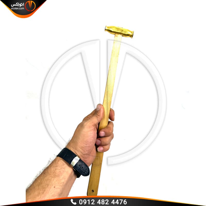 چکش صافکاری بیرنگی دوسر گرد استوانه ای مدل TK-2 — تصویر ۴