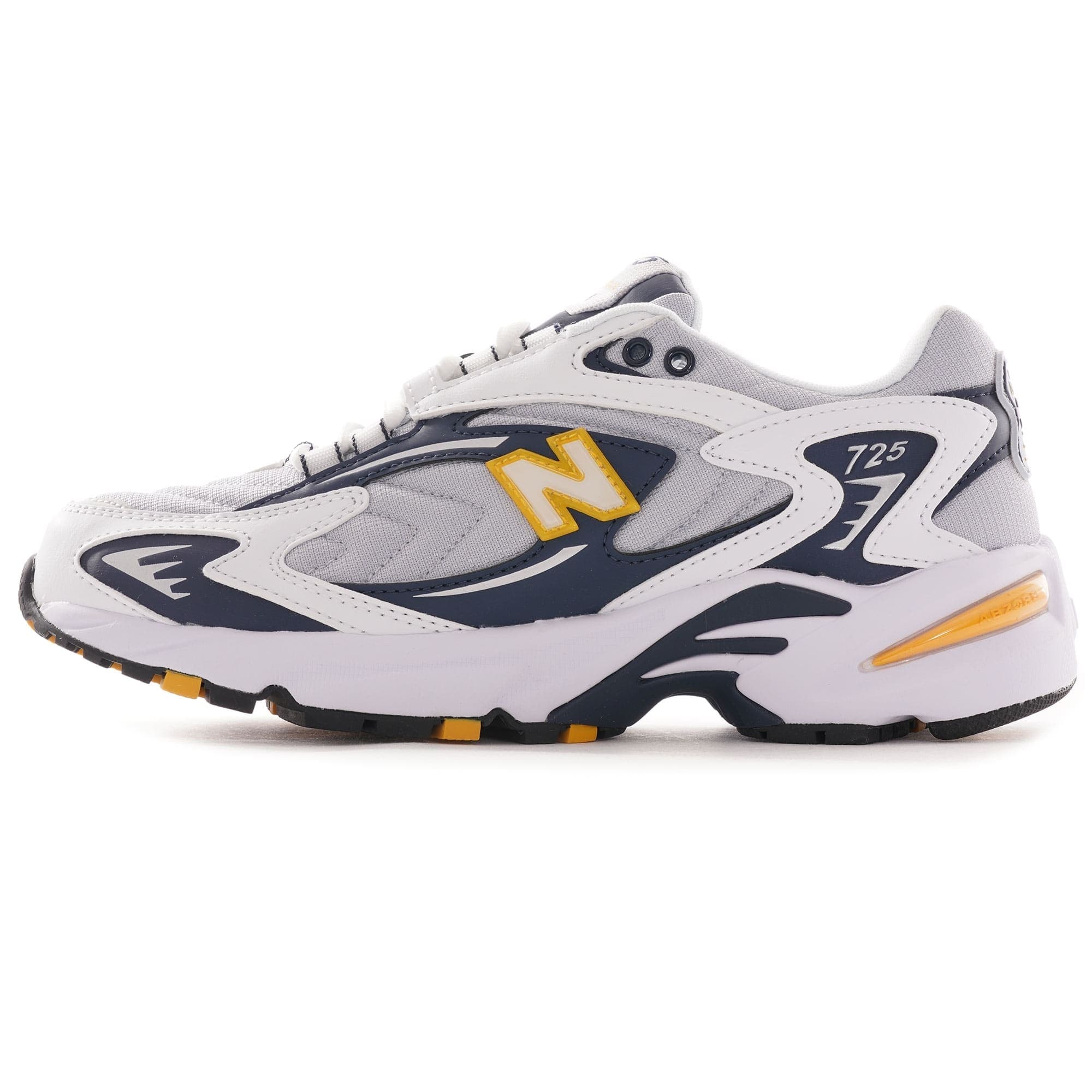کتانی نیوبالانس 725 سفید سرمه‌ای | New Balance 725 ML725A