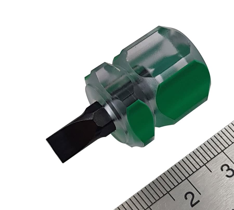 پیچ گوشتی تخت دوسو 6×14(بندانگشتی)کوچک