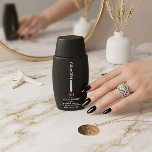 کرم ضد آفتاب مردانه ژیناژن (Ginagen) مدل 3 در 1 SPF 50 ​