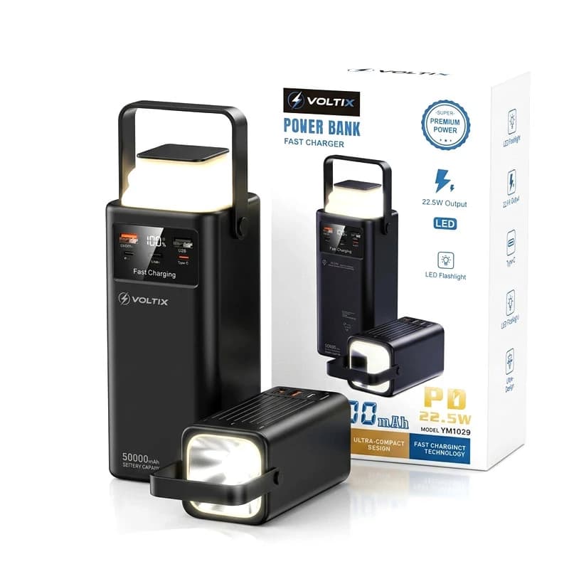 پاوربانک فست شارژ 22.5 وات برند VOLTIX مدل YM1029