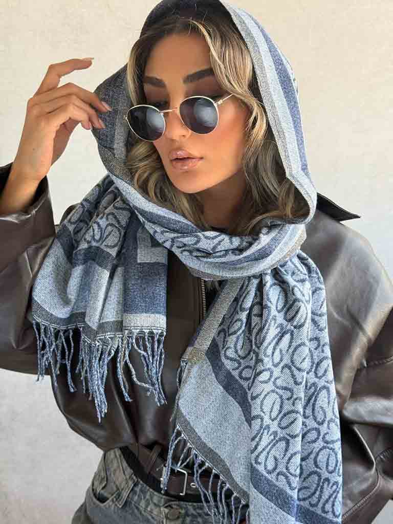 شال موهر کاغذی لووه کد 3142