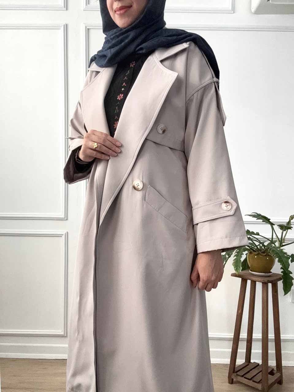 بارونی سانتانا شنل دار زنانه کد 1207