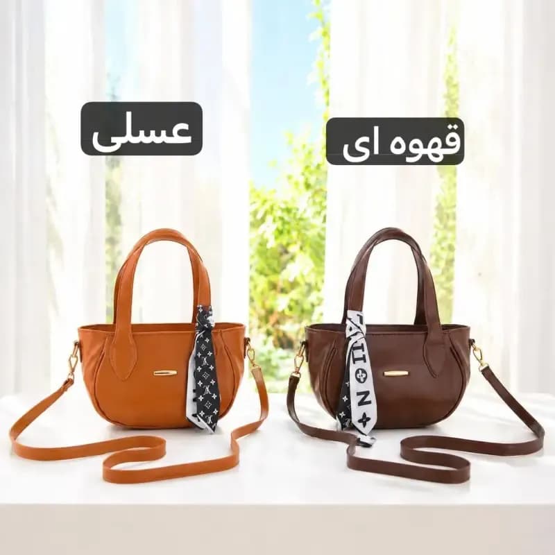 کیف زنانه چرم مصنوعی روزمره با بند بلند — تصویر ۵
