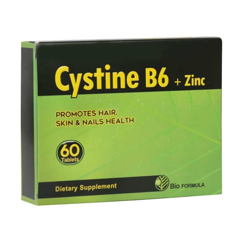 قرص سیستین ب6 + زینک بایوفرمولا 60 عدد