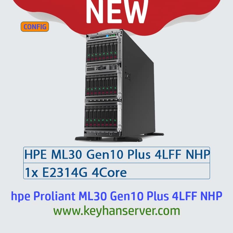 سرور HPE ML30 Gen10 Plus 4LFF NHP
