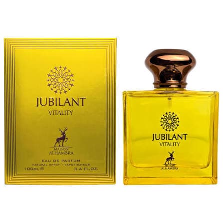 عطر ادوپرفیوم مردانه الحمبرا جوبیلنت ویتالیتی حجم ۱۰۰ میلیلیتر
